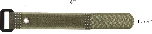Miniatura 2 de Reusable Cinch Straps - tamaños variados, Verde
