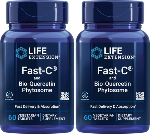 Miniatura 9 de Life Extension Fitosoma Fast-C y Bio-Quercetina – Entrega rápida y absorción Suplemento de vitamina C para un apoyo inmunológico óptimo – Sin