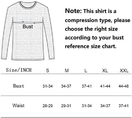 Miniatura 7 de SEFTETL Camisa de compresión de manga larga con cremallera de 12 para hombre