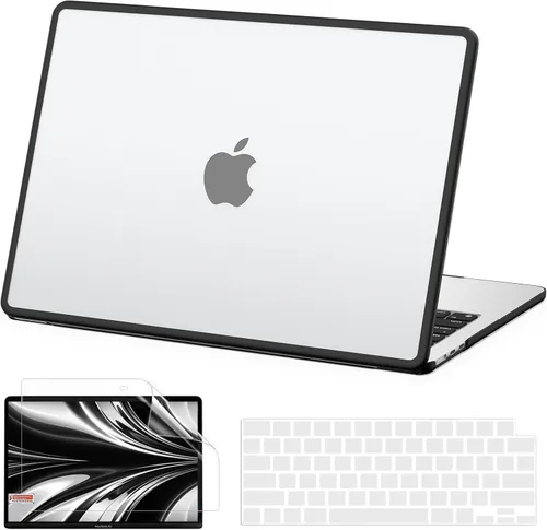 Miniatura 14 de AKIT Funda compatible con MacBook Air de 13 pulgadas M5 2026 2025-2022 M4/M3/M2 A3449 A3240 A3449 A3113 A2681, funda rígida delgada para laptop
