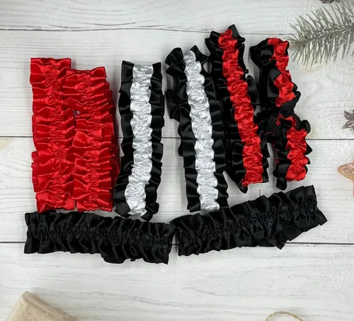 Miniatura 6 de Firdnyohs 1 par de ligas de brazo para hombre, ligas de manga de los años 20, liguero rojo rugiente, ligas de brazo rojo de los años 20, disfraces