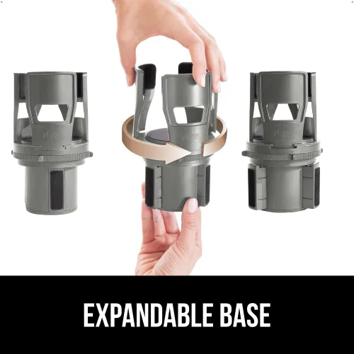 Miniatura 5 de GORILLA GRIP A la espera de patente Expansor de portavasos para coche, mantiene seguras las tazas grandes de bebidas, se expande para ajustarse a