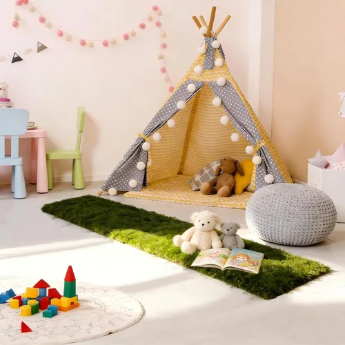 Miniatura 8 de 1 camino de mesa de musgo falso para manualidades de 11.81 x 78.74 pulgadas, rollo de hoja de musgo artificial impermeable para pared, techo