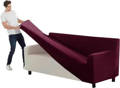 Miniatura 288 de Funda para Sofá de Terciopelo, Fundas Elásticas para Sofá para Funda Principal Separada/Respaldos y Cojines de Asiento, Funda para Sofá, para Fundas