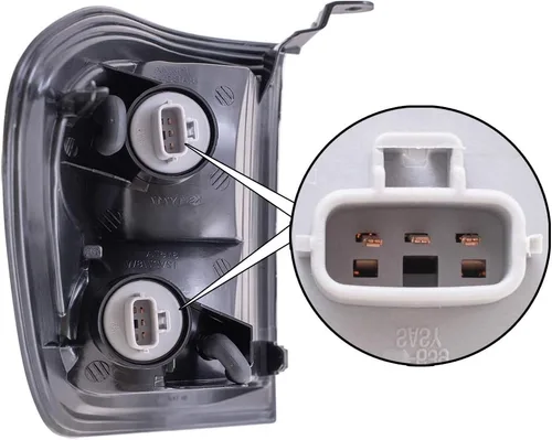 Miniatura 4 de Brock - Conjunto de luz de señal lateral del conductor compatible con Sequoia 2001-2004 y Tundra 2004 Double Cab