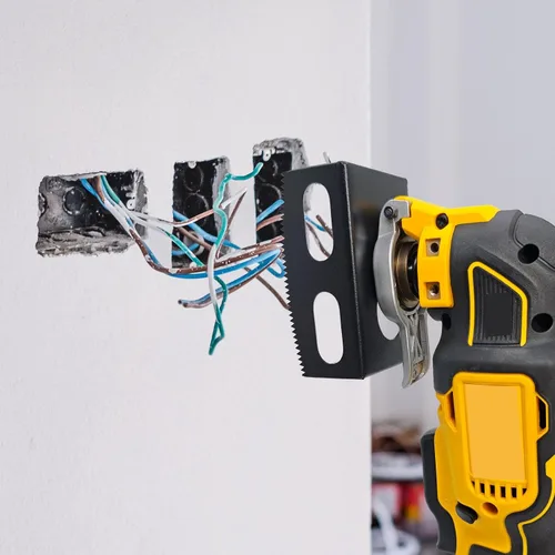Miniatura 7 de 1 pieza de cortador de ranura rectangular mejorado, compatible con herramientas multifuncionales oscilantes Dewalt 20V y Milwaukee M18, cortador