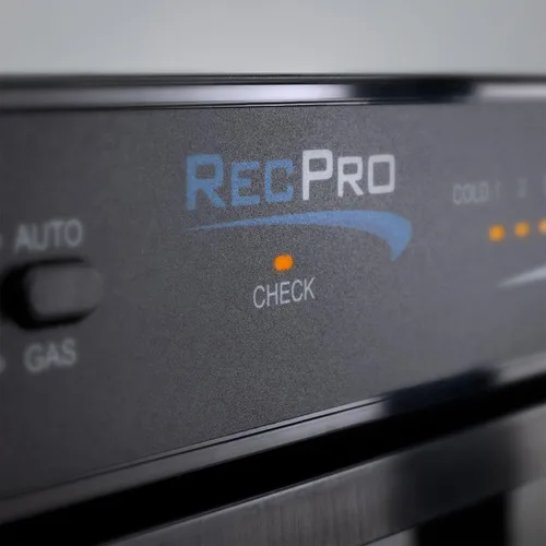 Miniatura 8 de Refrigerador RecPro RV 6.3 pies cúbicos de gas y eléctrico Acabado negro o acero inoxidable 110V / 12V / Gas propano (Acabado negro)