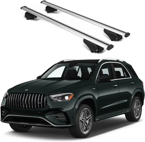 Miniatura 26 de ERKUL – Barras transversales portaequipajes para Mercedes Benz GLA 2021-2026 Barras transversales de aluminio con bloqueo antirrobo para techo