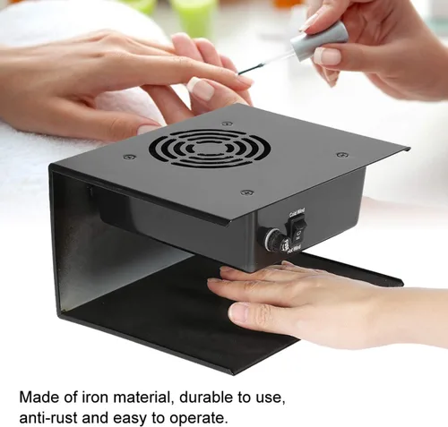 Miniatura 2 de Secador de esmalte de uñas de 300 W, secado rápido, secado rápido, secado de uñas, secador de esmalte de gel para manos y pies, viento caliente