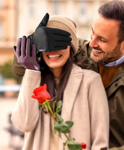 Miniatura 9 de Rivmount - Guantes de invierno resistentes al agua con pantalla táctil, guantes térmicos cálidos para hombres y mujeres, adecuados para climas