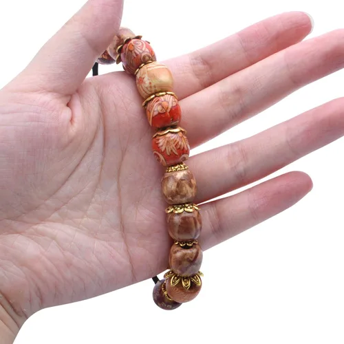 Miniatura 6 de 3.53 oz (200-350 piezas) tapas de cuentas de flores de metal mixto, cuentas espaciadoras, joyas estilo Bali, hallazgos para manualidades, Oro