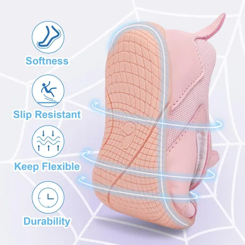 Miniatura 5 de JOINFREE Tenis para niños y niñas, transpirables, antideslizantes, para caminar