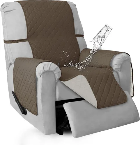 Miniatura 14 de ISSUNTEX Fundas de sofá de dos plazas con doble protección 100% impermeables para sala de estar, fundas para sofá de 2 cojines, protector de muebles