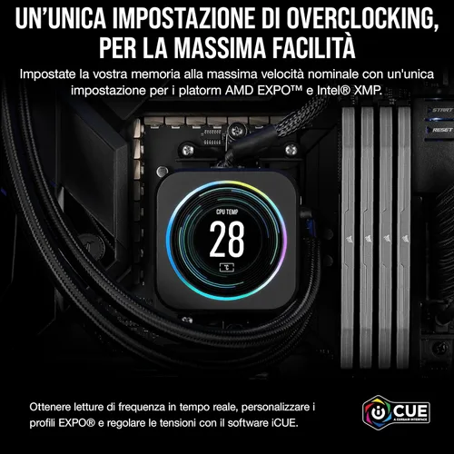 Miniatura 4 de CORSAIR Vengeance DDR5 RAM 96GB (2x48GB) 6000MHz CL36-44-44-96 1.4V Memoria para computadora de escritorio AMD Expo Intel XMP 3.0 – Gris
