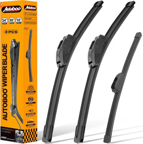Miniatura 51 de AUTOBOO - Limpiaparabrisas de repuesto 26 + 20 pulgadas con limpiaparabrisas trasero de 12 pulgadas para BMW X3, X4, 2018, 2019, 2020, 2021, 2022