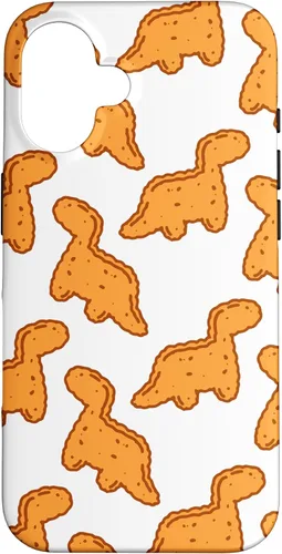 Miniatura 32 de Cute Dino T-Rex Chicken Nugget Funny Tyrannosaurus Case para iPhone 17