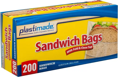 Miniatura 6 de Bolsas de almacenamiento de plástico desechables con lazo giratorio original, tamaño de 1 galón, 75 bolsas, ideales para el hogar, oficina