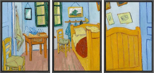 Miniatura 34 de Lienzo decorativo para pared - cuadro con estampado Giclée para decoración del hogar Noche estrellada sobre el Ródano