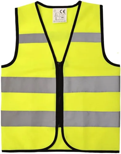 Miniatura 14 de Chaleco de seguridad de alta visibilidad para niños, chaleco de seguridad para niños pequeños, chaleco reflectante para niños, chaleco de Amarillo