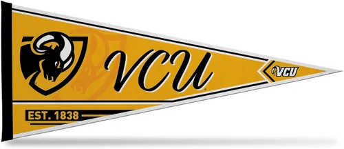 Miniatura 100 de Rico Industries NCAA Banderín Clásico de Fieltro para Decoración de Pared de 12" x 30" - Ideal para Decoración del Hogar/Dormitorio/Cueva de Hombre