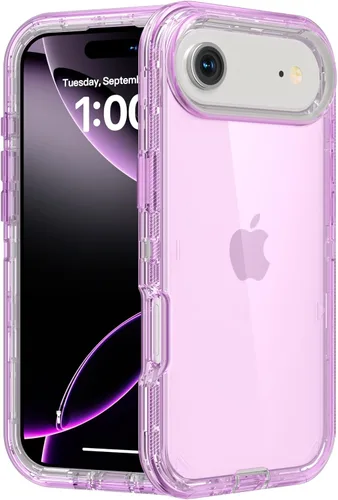 Miniatura 61 de Follaroma para iPhone 11, Funda Resistente a Prueba de Golpes, Protección Anti-Caída, Funda Protectora Transparente de Doble Capa Compatible