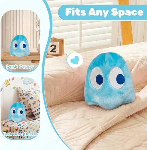 Miniatura 5 de Pingong Peluche fantasma azul, 6 pulgadas, animal de peluche suave, regalo de cumpleaños para niños y niñas
