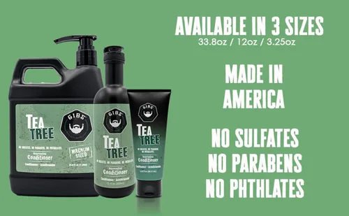 Miniatura 5 de GIBS Grooming Acondicionador de árbol de té, 12 fl. oz.