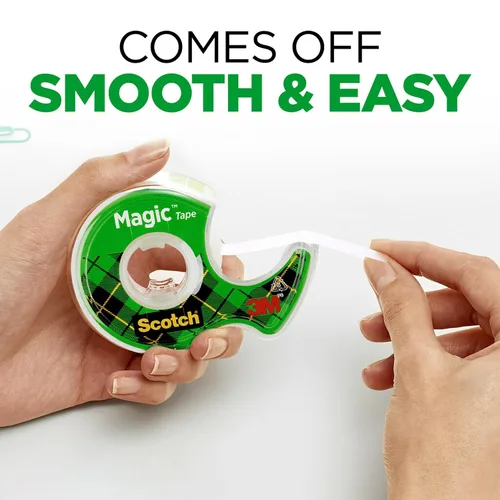 Miniatura 4 de Scotch Magic Tape, Dispensador recargable, 3/4" x 300", paquete de 3
