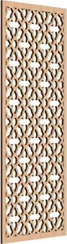 Miniatura 58 de Madison Paneles de pared decorativos de madera con calado, 9 3/8 pulgadas de ancho x 24 3/8 pulgadas de alto x 3/8 de alto, roble rojo rojo (Red Oak)