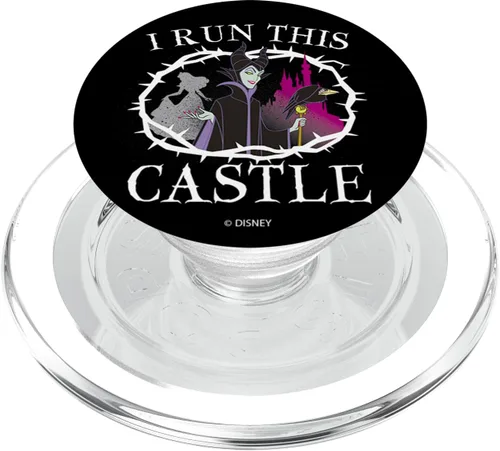 Miniatura 8 de Disney Sleeping Beauty I Run This Castle - PopSockets Grip and Stand for Phones and Tablets, Negro