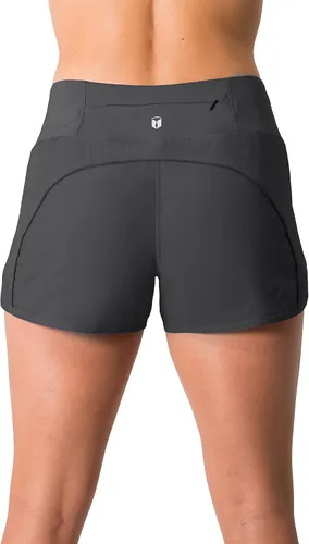 Miniatura 4 de Tough Mode - Pantalones cortos para mujer, ligeros, con forro de malla, 3 pulgadas, bolsillo con cremallera, para hacer ejercicio, correr