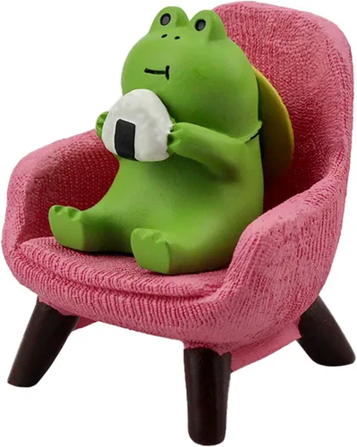 Miniatura 14 de Refintural Figuras de Gato en Miniatura con Sofá Pequeño - Figuras de Mini Gatos de Resina, Accesorios de Escritorio en Miniatura de Gatito - Regalo