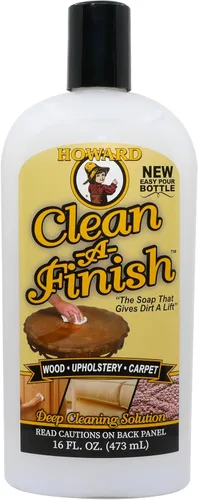 Miniatura 2 de HOWARD CF0016 Clean-A-Finish - Limpiador de madera y tapicería para muebles, limpieza de alfombras, removedor de manchas, botella fácil de verter
