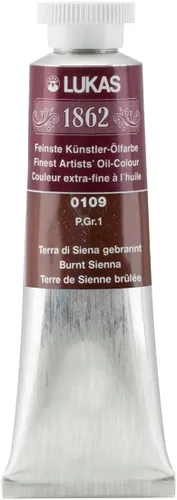 Miniatura 19 de Lukas 1862 Pintura al Óleo para Artistas Profesionales - Colores Tierra Amarillentos, 37 mL - Juego de 4 - Destacada Resistencia a la Luz, Sin