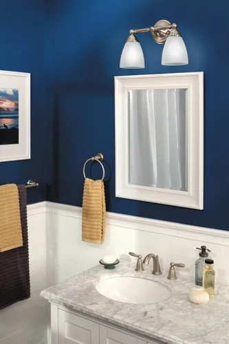 Miniatura 8 de Moen Brantford YB2224BN - Toallero de baño individual de níquel cepillado de 24 pulgadas, colgador de toallas tradicional montado en la pared