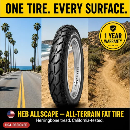Miniatura 8 de HEB ALLSCAPE 20x4.0 26x4.0 24x4.0 20x3 inch E-Bike Fat Tire, Performance Puncture Resistant Heavy Duty for MTB, All Terrain Tread for Street and