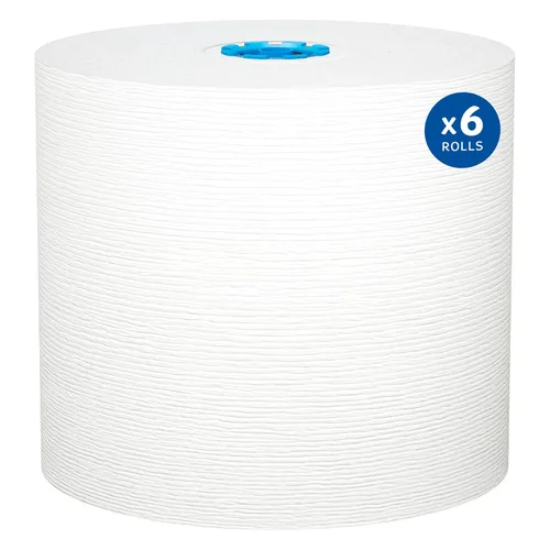 Kimberly Clark - Toallas de papel duro profesionales (25637) con bolsillos de absorción de primera calidad, color blanco, para dispensador (núcleo