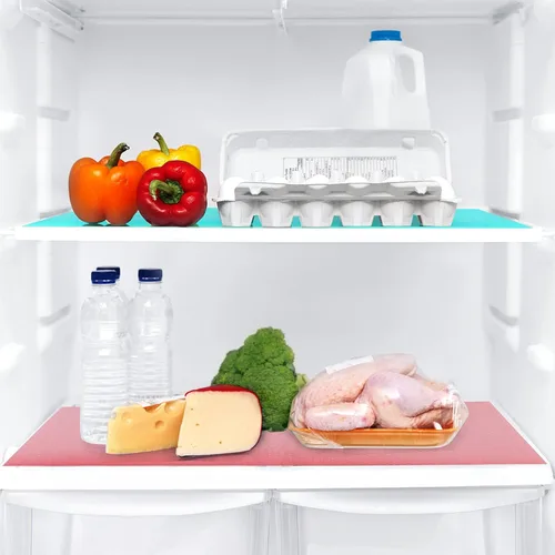 Miniatura 2 de PSISO 11 PIEZAS Tapetes para Refrigerador, Revestimientos de EVA para Refrigerador para Estantes Lavables Se Pueden Cortar Revestimiento
