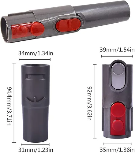 Miniatura 5 de Herramienta de extensión flexible compatible con aspiradora Dyson V11 V10 V8 V7 con accesorio de liberación rápida, convertidor de adaptador