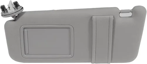 ROADFAR Compatible con Toyota 2006-2011 para Camry Sedán, color gris, visera solar para el lado izquierdo del conductor, espejo parasol