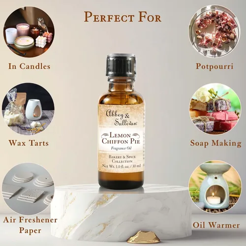 Miniatura 7 de Abbey & Sullivan Aceite de fragancia, tarta de gasa de limón, 1 oz