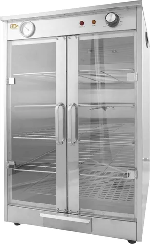 Miniatura 8 de Calentador de alimentos eléctrico de 5 estantes para catering con capacidad para (10) cajas de pizza de 15", gabinete de mantenimiento