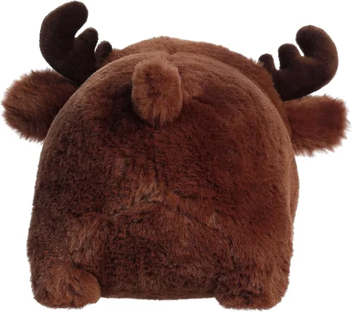 Miniatura 4 de Aurora Adorable Spudsters Morty Moose - Animal de peluche – Forma redonda que hace que los abrazos reconfortantes – Perfecto para niños de todas