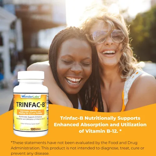 Miniatura 4 de Factor intrínseco con ácido fólico y vitamina B-12 1000mcg - 120 Cápsulas