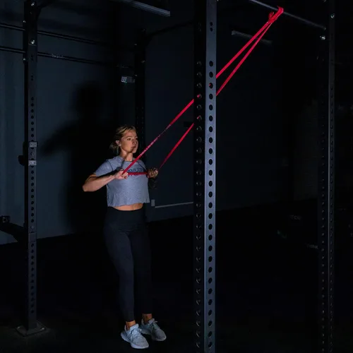 Miniatura 7 de SERIOUS STEEL FITNESS Banda asistida de 41 pulgadas, resistencia y estiramiento, bucle de asistencia de levantamiento de potencia y pull-up