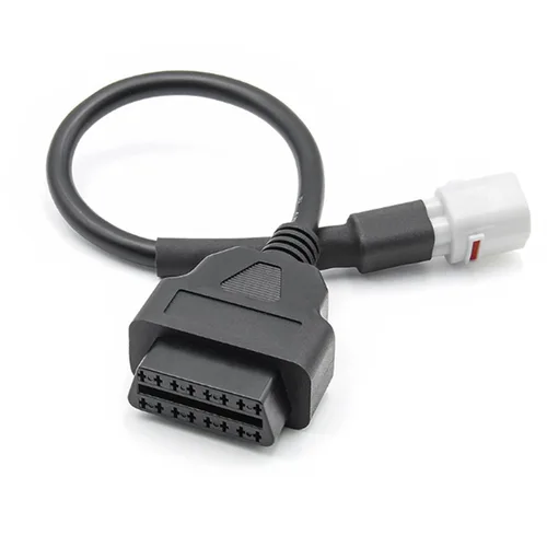 Miniatura 4 de Cable adaptador OBD2, escáner de diagnóstico para motocicleta, adaptador de diagnóstico OBD de 4 pines a lector de código de falla OBD2, escáner