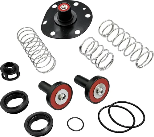 Kit completo de reparación de reflujo de 3/4"-1" compatible con Wilkins 975XL 975XL2 Kit de reparación de goma