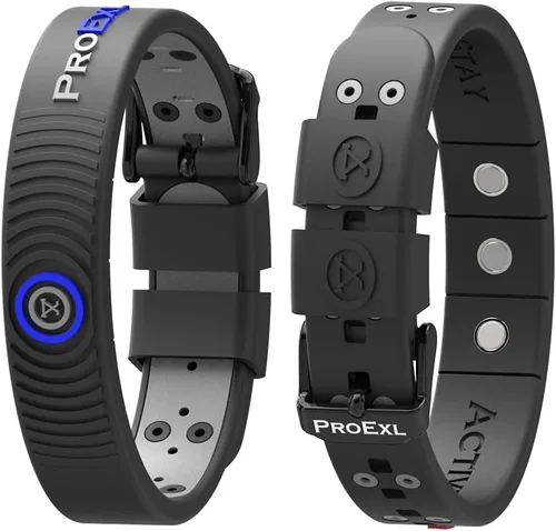 Miniatura 4 de Pulsera magnética definitiva, impermeable y se adapta a todas las muñecas, mantente activo Negro azul