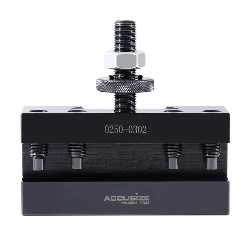 Miniatura 10 de Accusize Industrial Tools - Portaherramienta de cambio rápido para taladrado, torneado y rectificado, capacidad máxima de 1 pulgada, estilo No 2
