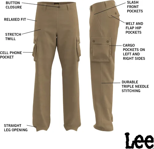 Miniatura 6 de Lee Wyoming - Pantalón cargo de ajuste relajado para hombre